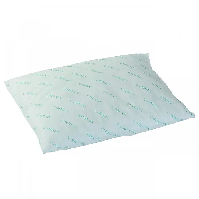 Zarges Aufbewahrungsbox feuerfestes Verpackungskissen 600x400x60mm 15l Volumen -  - Weiches hellblaues Kissen oder Polster mit wiederholtem 'CIRRUX'-Schriftzug.