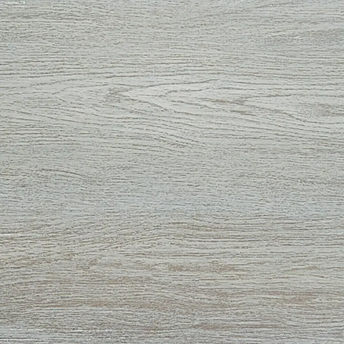 Feinsteinzeugfliese Saloon Silver - 30 x 60 cm, Grau/Silber, Matt - Nahaufnahme einer hellen Holzoberfläche mit einer subtilen Maserung, ideal für Hintergründe und Texturen.