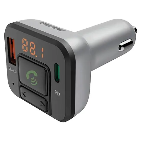 Hama  Kfz-Ladegerät 00014169 FM-Transmitter mit Bluetooth- und Freisprechfunktion