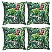 beo Outdoor-Kissen Kaktusgarten (Mehrfarbig, L x B x H: 37 x 37 x 12 cm, Kaktus Mix, 4 Stk.) | BAUHAUS