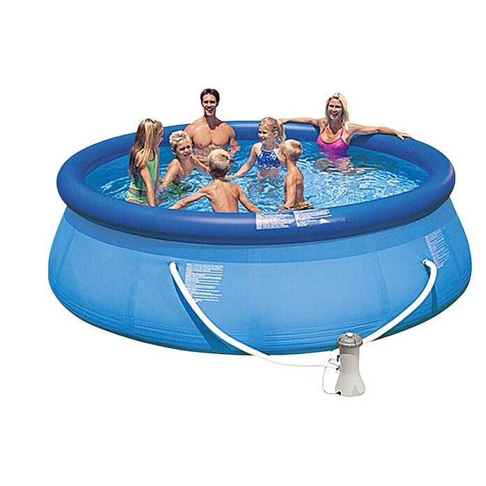 Intex Easy-Pool-Set (Ø x H: 366 x 76 cm, 5.620 l, Blau)