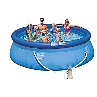 Intex Quick-Up-Pool Easy Set (Ø x H: 366 x 76 cm, Blau, 5 620 l)