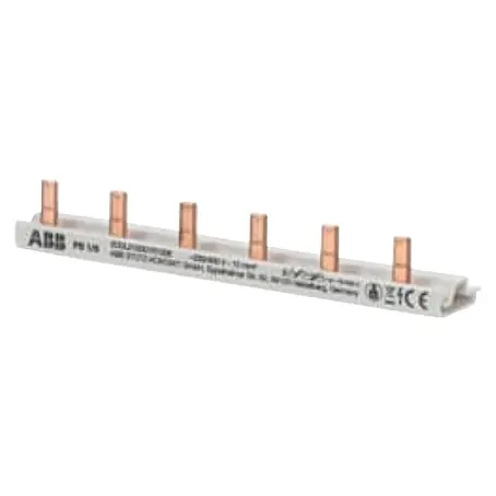 ABB  Phasenschiene PS1/6 1Ph.,6Pins,10qmm 1Ph.,6Pins,10qmm