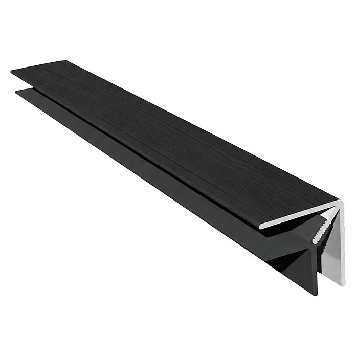 HB Composite Hoekprofiel 2-delig (l x b x h: 6.000 x 50 x 50 mm, Pvc, Kitami Oak) | BAUHAUS