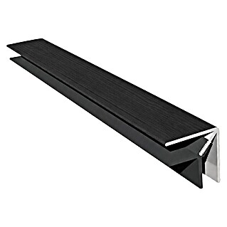 HB Composite Hoekprofiel 2-delig (l x b x h: 6.000 x 50 x 50 mm, Pvc, Kitami Oak)