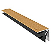 HB Composite Hoekprofiel 2-delig (l x b x h: 6.000 x 50 x 50 mm, Pvc, Lariks) | BAUHAUS