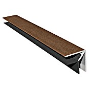 HB Composite Hoekprofiel 2-delig (l x b x h: 6.000 x 50 x 50 mm, Pvc, Turner Oak Toffee) | BAUHAUS