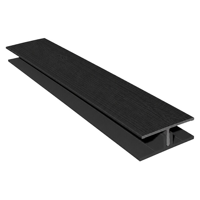 HB Composite H-profiel 2-delig (l x b x h: 6.000 x 50 x 17 mm, Pvc, Kitami Oak) | BAUHAUS