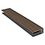 HB Composite U-profiel 2-delig (l x b x h: 6.000 x 50 x 17 mm, Pvc, Turner Oak Toffee) | BAUHAUS