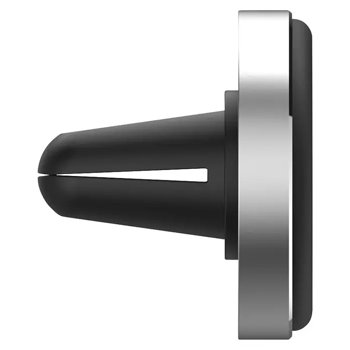Hama Handyhalter 00201972 "Magnet" für Lüftung 360 Grad drehbar universal - Schwarz, Silber - Schwarze und silberne Auto-Lüftungshalterung.