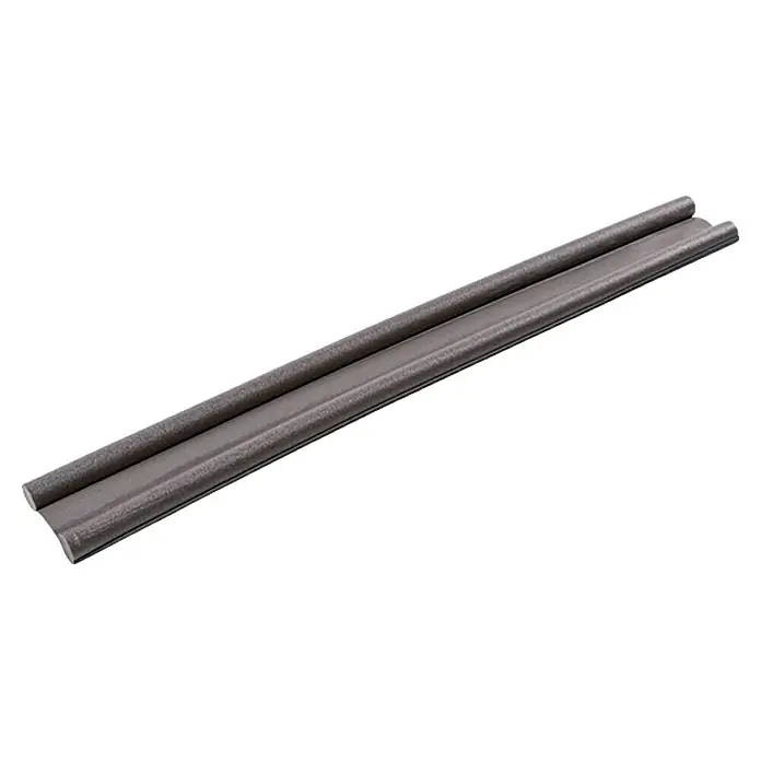 KÄLTESTOPP Türbodendichtung Duo-Quick - Anthrazit, 95 cm - Ein grauer, doppelter Zugluftstopper zum Abdichten von Türen und Fenstern, um Energie zu sparen und Zugluft zu vermeiden.