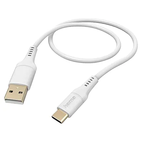 Hama  USB-Kabel USB 2.0 USB-A USB-C Flexibel 00201571