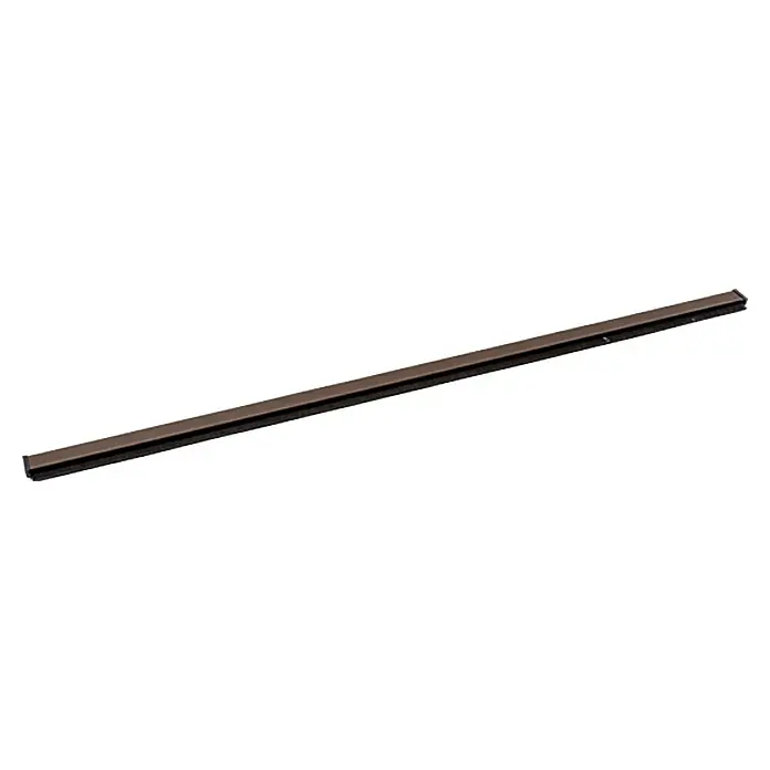 KÄLTESTOPP Türbodendichtung Automatik - Braun, 1 m, Spaltenbreiten bis 15 mm - Eine lange, braune LED-Leuchte für den Innenbereich, ideal für stimmungsvolle Akzentbeleuchtung in Wohnräumen oder Büros.