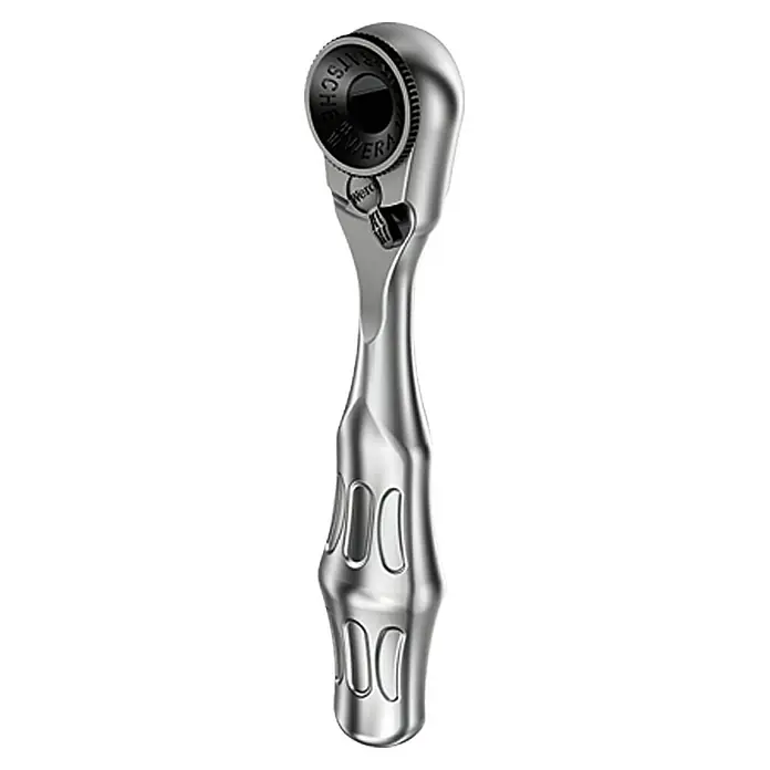 Wera Mini-Ratsche - 6-Kant, ¼″ - Abbildung einer Wera Knarre mit ergonomischem Griff.