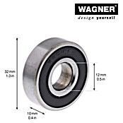 Wagner System Kugellager (Durchmesser: 32 mm, Breite: 10 mm, Durchmesser Achsloch: 12 mm) | BAUHAUS