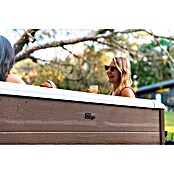 MSpa Mobil-Whirlpool Amber Aero Plus Frame (L x B x H: 180 x 180 x 65 cm, Braun, 1 150 l) | BAUHAUS