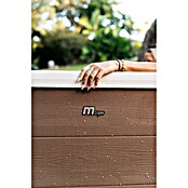 MSpa Mobil-Whirlpool Amber Aero Plus Frame (L x B x H: 180 x 180 x 65 cm, Braun, 1 150 l) | BAUHAUS