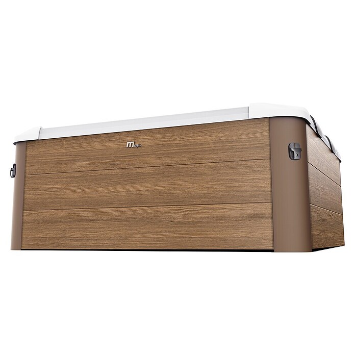 MSpa Mobil-Whirlpool Amber Aero Plus Frame (L x B x H: 180 x 180 x 65 cm, Braun, 1 150 l) | BAUHAUS