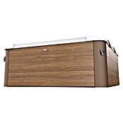 MSpa Mobil-Whirlpool Amber Aero Plus Frame (L x B x H: 180 x 180 x 65 cm, Braun, 1 150 l) | BAUHAUS