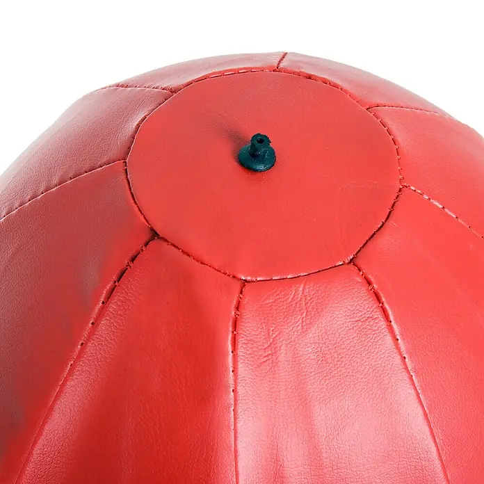 Homcom Boxsack - Rot - Roter Boxsack mit genähten Paneelen und einem dunklen Aufblasventil.