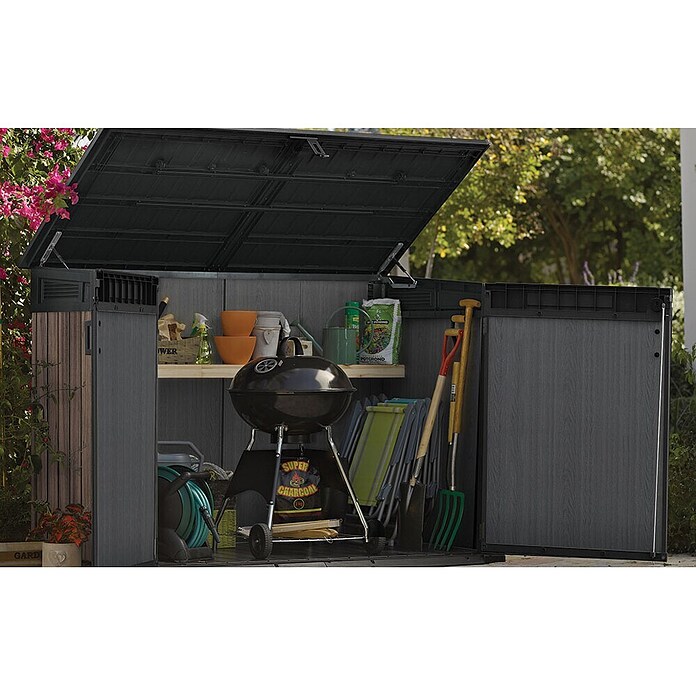 Keter Opbergbox Rosewood (l x b x h: 109,3 x 190,5 x 132 cm, Bruin) | BAUHAUS