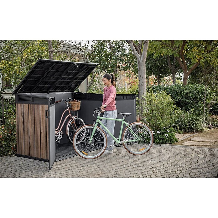 Keter Opbergbox Rosewood (l x b x h: 109,3 x 190,5 x 132 cm, Bruin) | BAUHAUS
