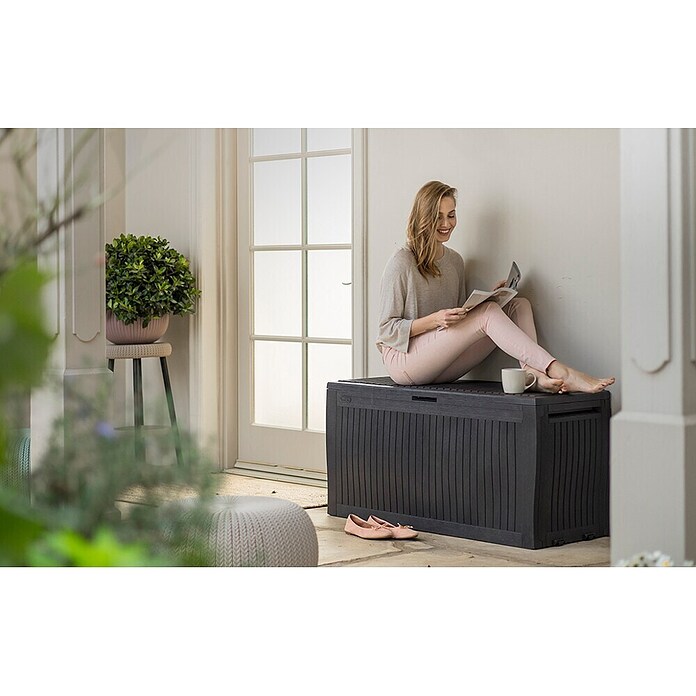 Keter Opbergbox Comfy (b x d x h: 117 x 45 x 57 cm, 270 l) | BAUHAUS