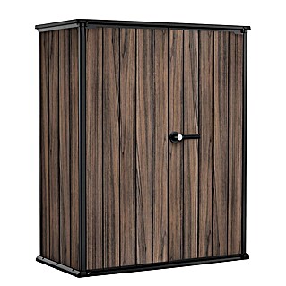Keter Gereedschapskast Rosewood High Store (l x b x h: 73,6 x 140 x 170,4 cm, Bruin)