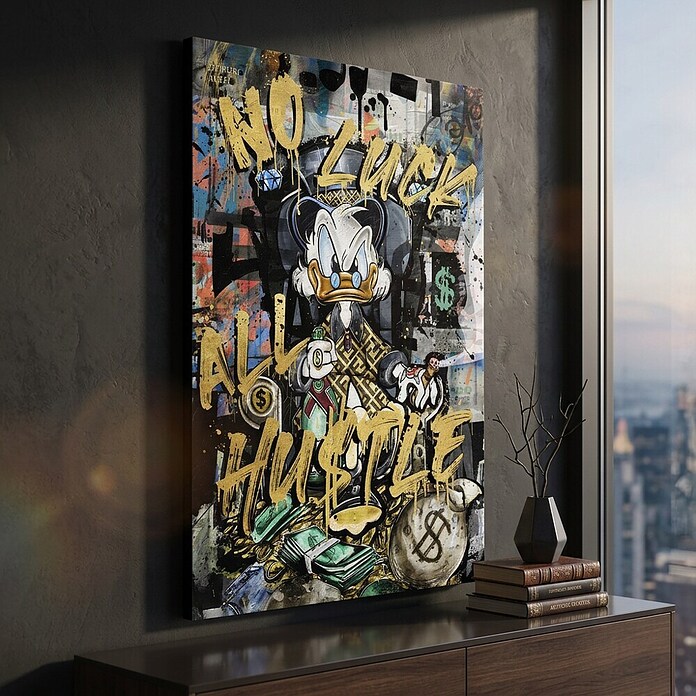 Dotcomcanvas Decopanel (All Hustle Duck, B x H: 78 x 116 cm) | BAUHAUS