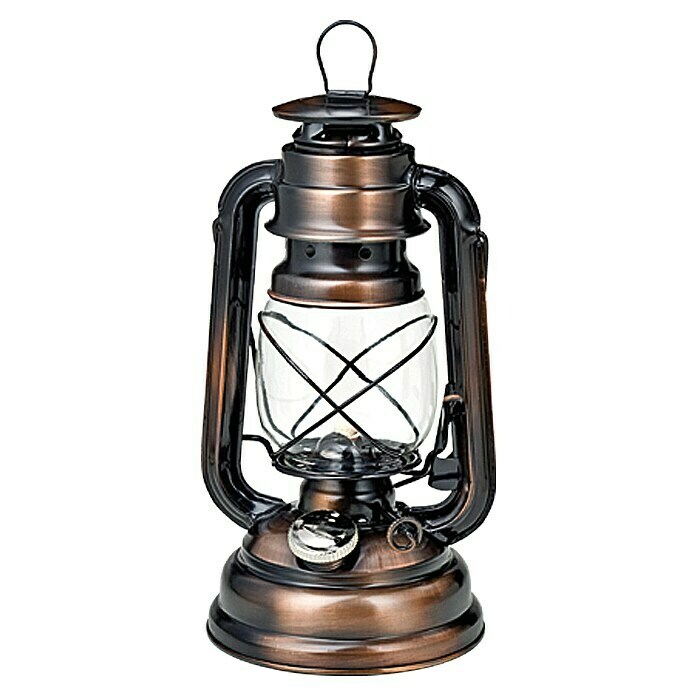 Öl-Lampe (Kupfer, Höhe: 25 cm)