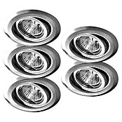 Tween Light Set de focos empotrables (5 x 20 W, Cromo, Diámetro: 9,6 cm, Redondeada)