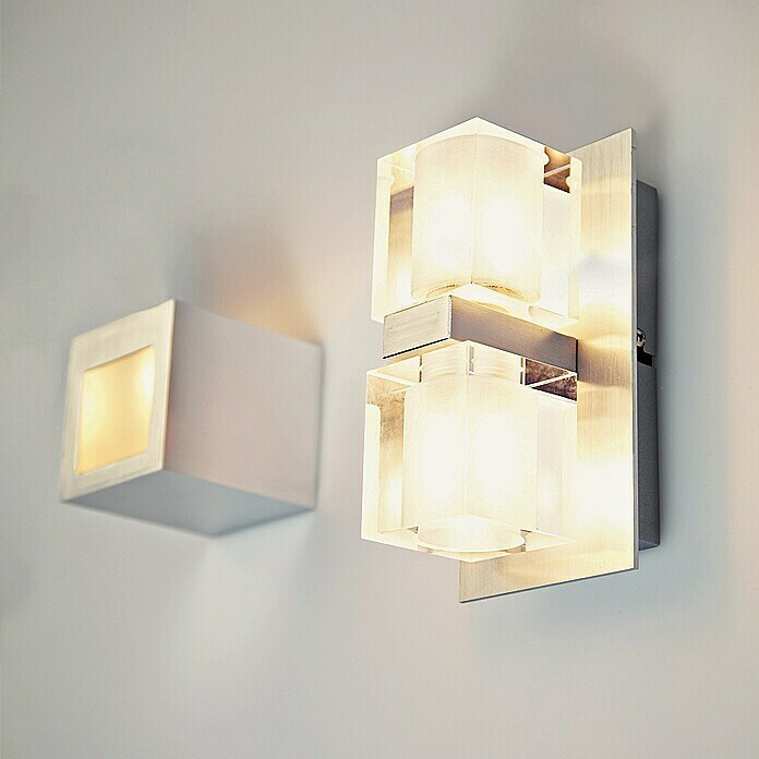 Voltolux Alu-Design Aplique de pared Vittoria (2 luces, Potencia máx.: 66 W)