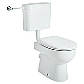 Geberit Renova Nr. 1 Stand-WC-Set (Mit WC-Sitz, Tiefspüler, WC Abgang: Waagerecht, Weiß)