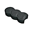 Palisaden-Mähstein (Anthrazit, 22 x 10 x 4,5 cm, Beton)
