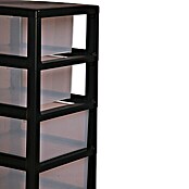 Cajonera con ruedas (L x An x Al: 38 x 30 x 105,5 cm, 10 cajones, Plástico)