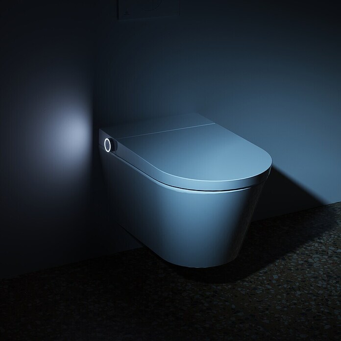 Ideal Standard Douche-wc, wandmodel i.life E (Zonder spoelrand, Spoelvorm: Diep, Uitlaat toilet: Horizontaal, Wit) | BAUHAUS