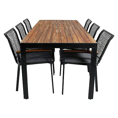 Ebuy24  Gartentisch-Set Bois
