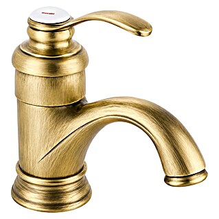 Rousseau Grifo de lavabo Byron (Bronce viejo, Satinado, Caño bajo)