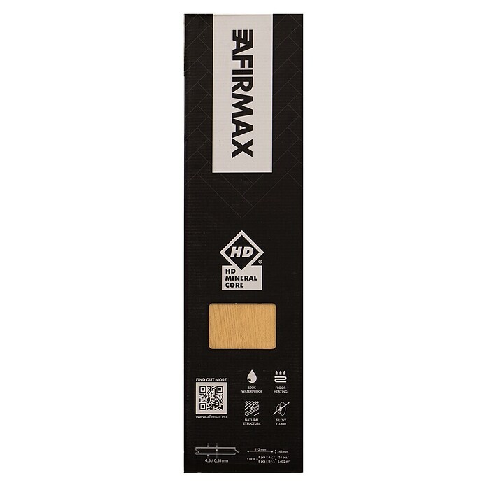 Vinylvloer visgraat Hartford Oak (148 x 592 x 4,5 mm, Hartford Oak, Visgraat) | BAUHAUS