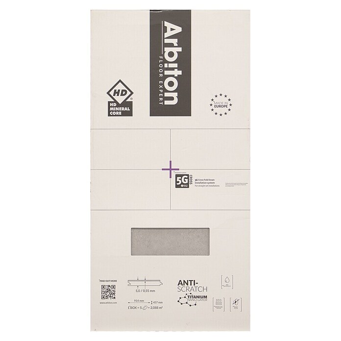 Vinylvloer SPC tegel Ninaventura Grey (914 x 457 x 5 mm, Tegel, Ninaventura Grey) | BAUHAUS