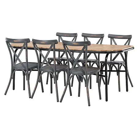 Ebuy24  Gartentisch-Set Holmbeck