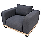 Sunfun Conjunto de muebles Cintia (6 pzs., Aluminio/Poliéster, Antracita) | BAUHAUS