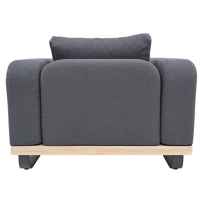 Sunfun Conjunto de muebles Cintia (6 pzs., Aluminio/Poliéster, Antracita) | BAUHAUS