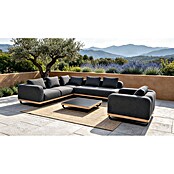 Sunfun Conjunto de muebles Cintia (6 pzs., Aluminio/Poliéster, Antracita) | BAUHAUS