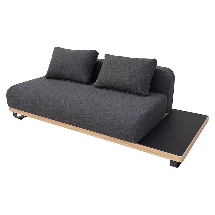 Sunfun Conjunto de muebles Cintia (6 pzs., Aluminio/Poliéster, Antracita) | BAUHAUS