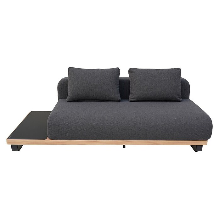 Sunfun Conjunto de muebles Cintia (6 pzs., Aluminio/Poliéster, Antracita) | BAUHAUS