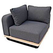 Sunfun Conjunto de muebles Cintia (6 pzs., Aluminio/Poliéster, Antracita) | BAUHAUS