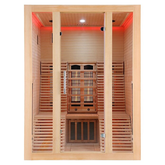 Sanotechnik Infrarotkabine Oslo (L x B x H: 150 x 150 x 200 cm, 2,625 W, 8 Infrarotstrahler) | BAUHAUS