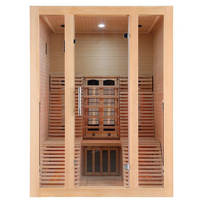Sanotechnik Infrarotkabine Oslo (L x B x H: 150 x 150 x 200 cm, 2,625 W, 8 Infrarotstrahler) | BAUHAUS