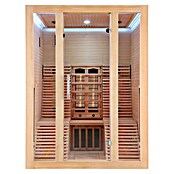 Sanotechnik Infrarotkabine Oslo (L x B x H: 150 x 150 x 200 cm, 2,625 W, 8 Infrarotstrahler) | BAUHAUS